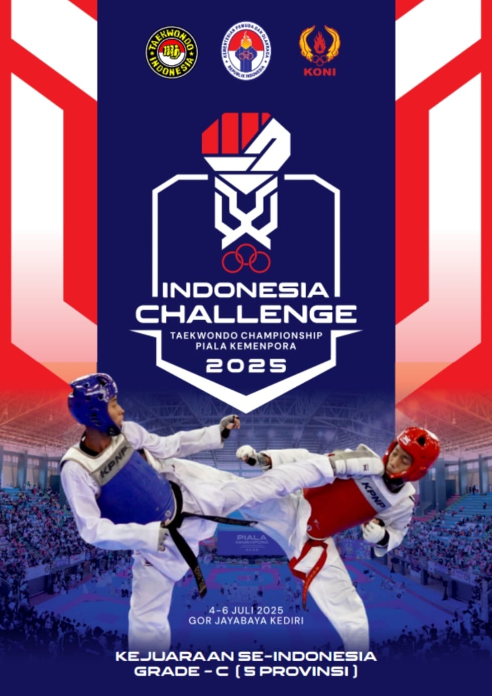 Ajang Pertarungan Prestasi Taekwondo di Tanah Air Taekwondo Indonesia Revolution TC